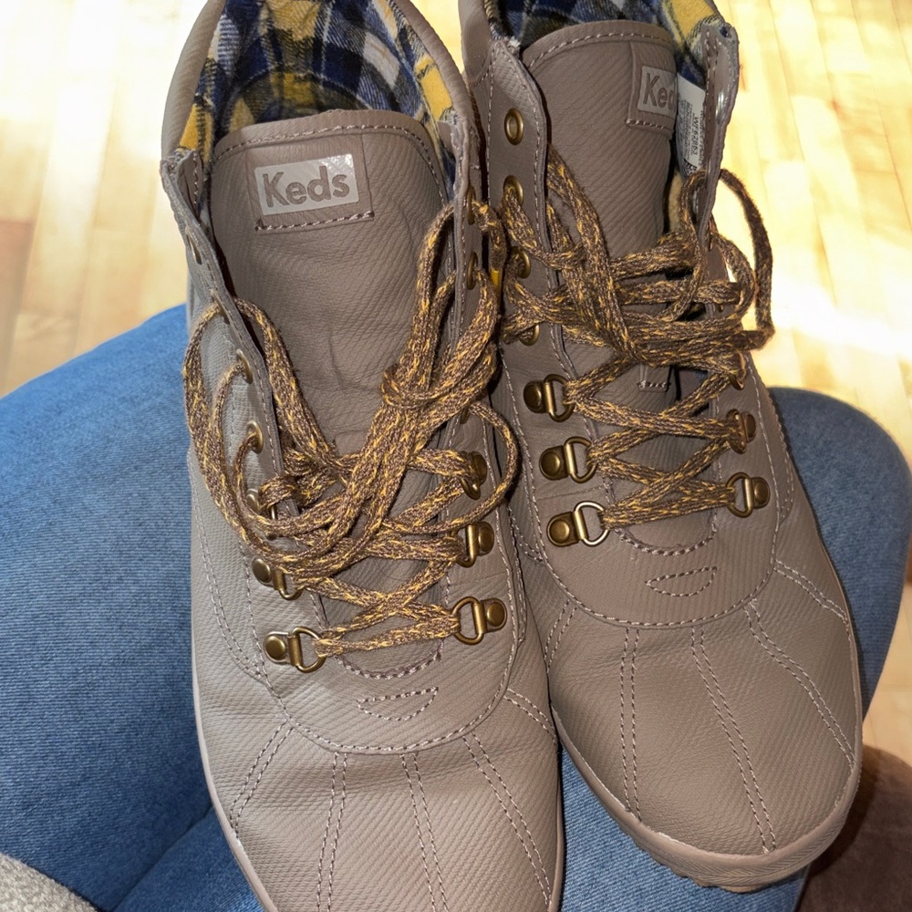 Keds Brown High-Top Sneakers